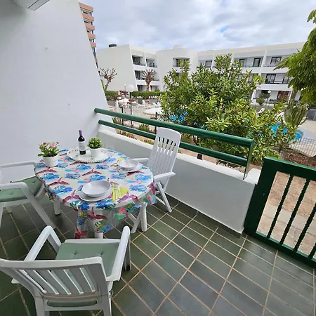 公寓 Schoenes Casa Palmera 3 Mit Balkon 美洲海滩
