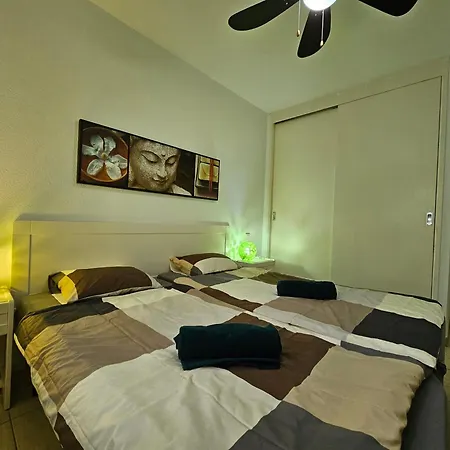 公寓 Schoenes Casa Palmera 3 Mit Balkon